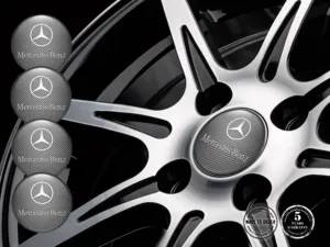 Mercedes Radaufkleber Ausgabe Luxusgewölbte Logos